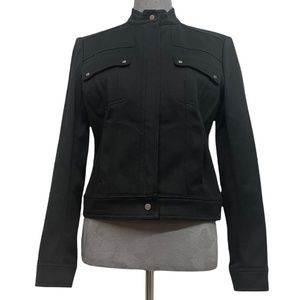 Elie Tahari Stretch Denim Jacket